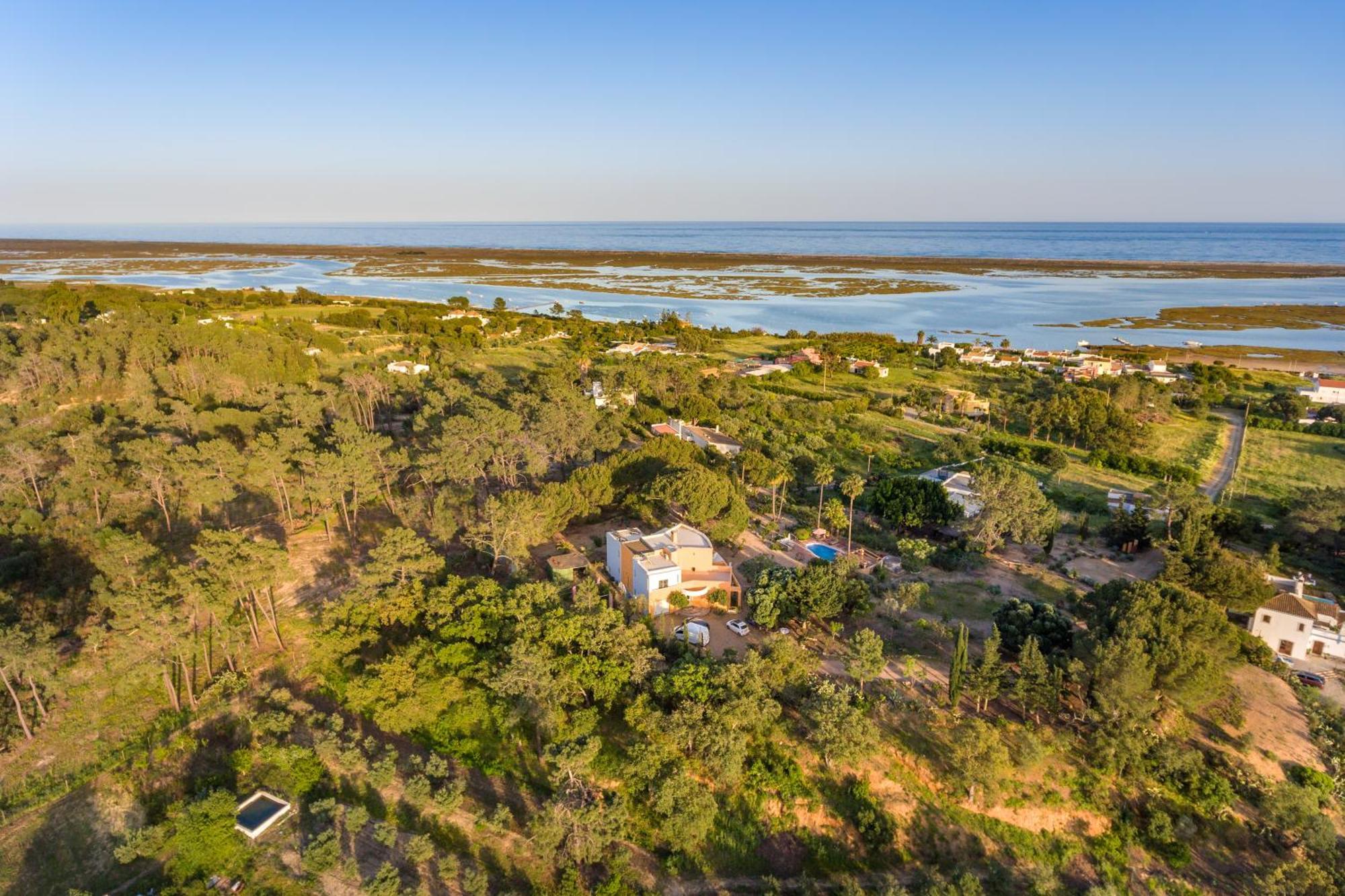 Meia Lua - Your Private Artsy Paradise Overlooking The Ria Formosa With Pool And Sea Views Near Barril Beach, Tavira Luz de Tavira Exterior photo