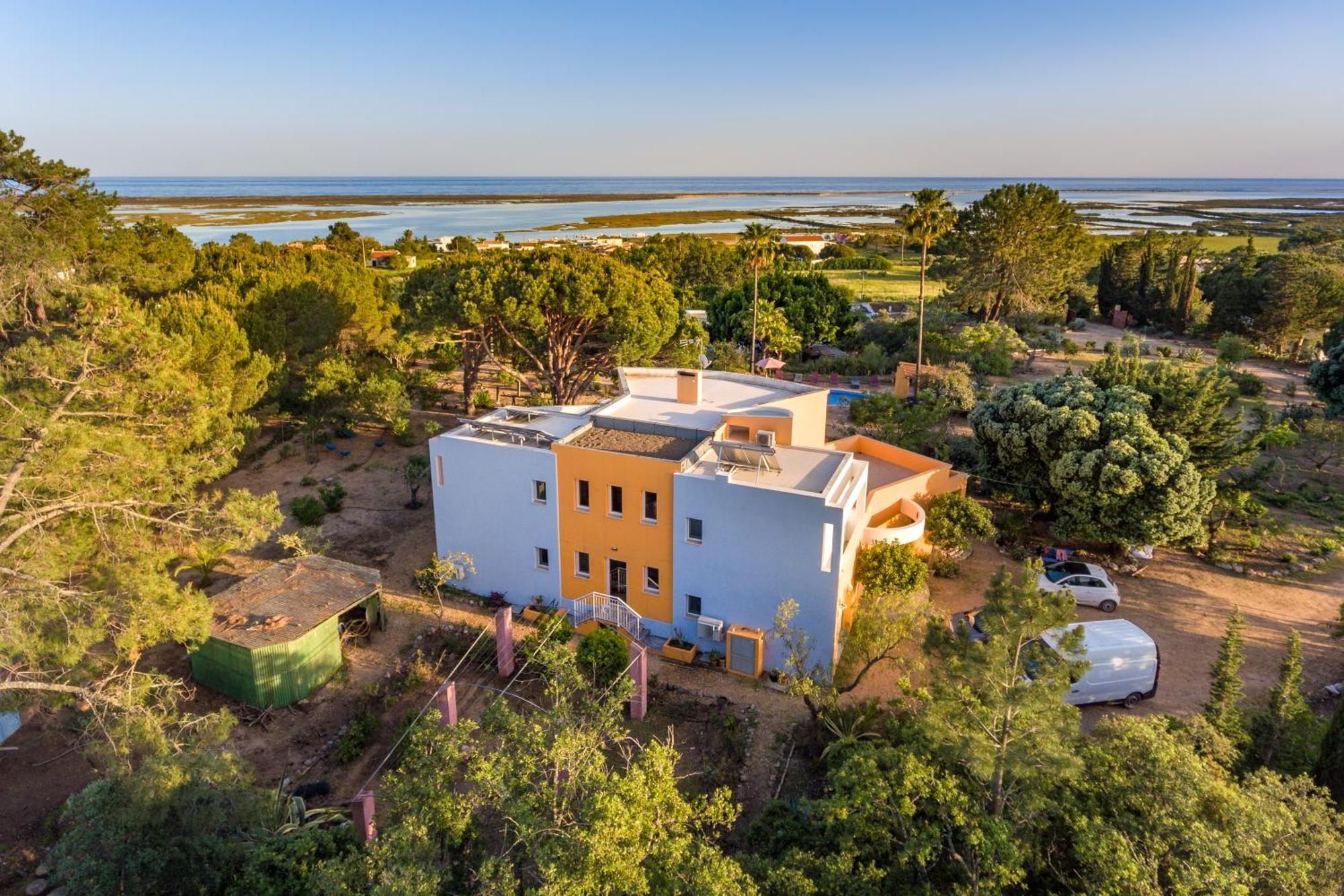 Meia Lua - Your Private Artsy Paradise Overlooking The Ria Formosa With Pool And Sea Views Near Barril Beach, Tavira Luz de Tavira Exterior photo
